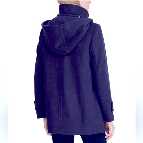 Ralph Lauren Wool Pea Coat in Midnight Ocean (Black-Navy) - Picture 2 of 4